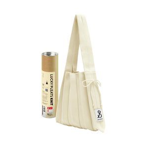 Joseph & Stacey Lucky Pleats Knit Bag Small Butter Lhtweht Foldable >:)